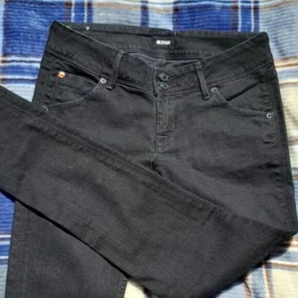 Hudson Jeans - Collin Skinny Style - Black Jeans - Size 26 - Picture 3 of 8